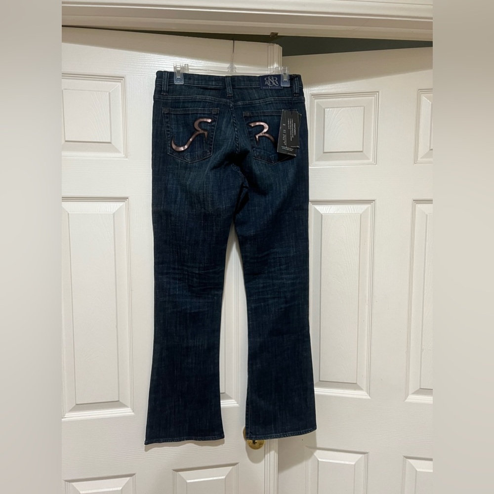 Rock Republic Kasandra Jeans Women’s 8 Blue Stretch Curvy Boot Bootcut Cowgirl
